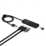StarTech.com Hub USB-A 4 θυρών, 5 Gbit/s, τροφοδοσία από το bus, USB-A σε 4x USB-A Mini Hub, εξαιρετικά μακρύ καλώδιο host 61 cm, πλαστικό PCR, φορητό hub USB για desktop/laptop