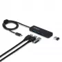 StarTech.com Hub USB-C 4 θυρών, 5 Gbit/s, τροφοδοσία από το bus, USB-C σε 4x USB-A Mini Hub, εξαιρετικά μακρύ καλώδιο host 61 cm, πλαστικό PCR, φορητό hub USB για desktop/laptop