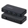 StarTech.com Hub USB-A 4 θυρών, 5 Gbit/s, αυτοτροφοδοτούμενο, καλώδιο host 2 σε 1 USB-C και USB-A, 1x θύρα φόρτισης BC 1.2, τροφοδοτικό 24W περιλαμβάνεται, MacBook και Windows