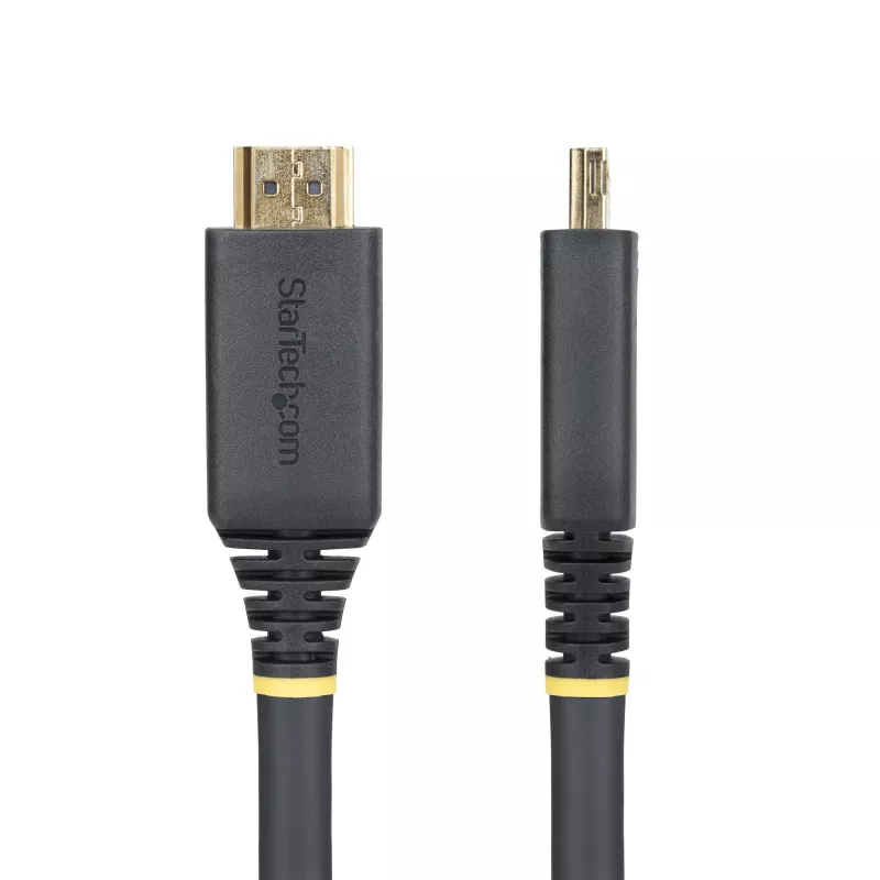 StarTech.com HDMI2-CABLE-GRIP-15M Καλώδιο HDMI HDMI Type-A (Standard) Μαύρο