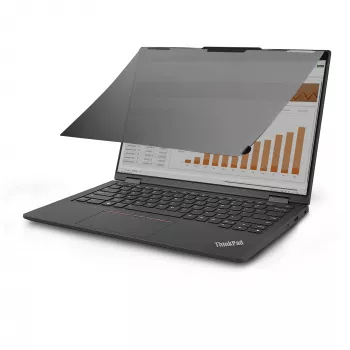 StarTech.com Φίλτρο απορρήτου Bright για Lenovo X13 Yoga Gen 4 με αφή, Flip-Over, 75 % διαπερατότητα φωτός, αντιθαμβωτικό φίλτρο απορρήτου, ±30° γωνία θέασης