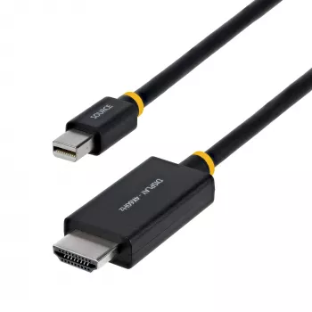 StarTech.com Καλώδιο προσαρμογέας Mini DisplayPort σε HDMI 1m (3ft), 4K 60Hz με HBR3/HDCP 2.3/DPCP, MDP σε HDMI 2.0, ενεργός μετατροπέας βίντεο, Mini DisplayPort υπολογιστή σε οθόνη HDMI