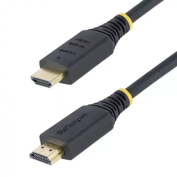 StarTech.com Καλώδιο HDMI Premium πιστοποιημένο High Speed 2,4m, 4K 60Hz/1440p 144Hz, HDR10/HDCP 2.2/ARC, 18Gbit/s, καλώδιο UHD HDMI 2.0 για TV/οθόνη/display, επένδυση TPE