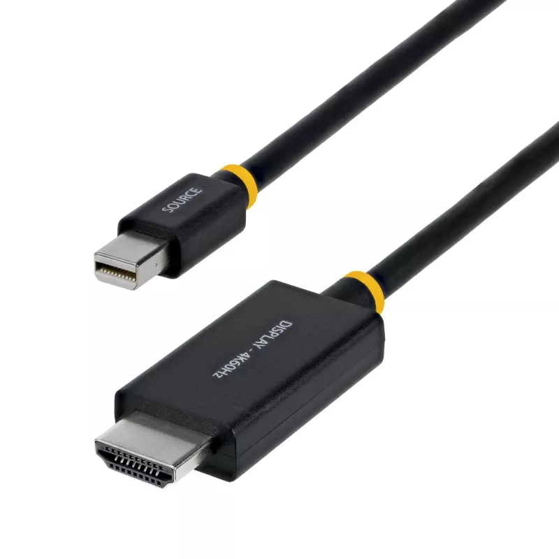 StarTech.com 2M-MDP-HDMI2-4K60 Καλώδιο προσαρμογέας Mini DisplayPort HDMI Type-A (Standard) μαύρο