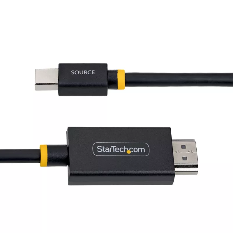 StarTech.com 2M-MDP-HDMI2-4K60 Καλώδιο προσαρμογέας Mini DisplayPort HDMI Type-A (Standard) μαύρο