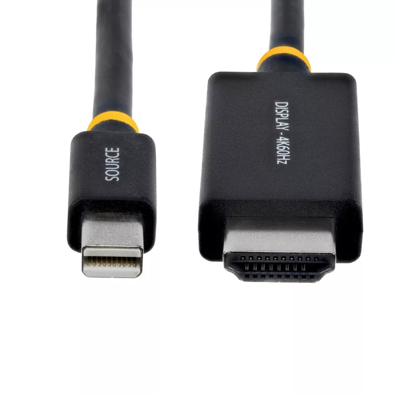 StarTech.com 2M-MDP-HDMI2-4K60 Καλώδιο προσαρμογέας Mini DisplayPort HDMI Type-A (Standard) μαύρο