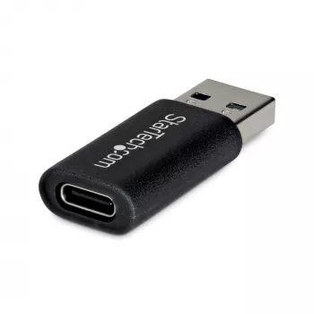 StarTech.com Προσαρμογέας USB-A σε USB-C, βύσμα USB-A αρσενικό σε υποδοχή USB-C θηλυκή, USB 10Gbps, 5V 900mA, προσαρμογέας USB σε USB-C για φορτιστές/hubs USB-A