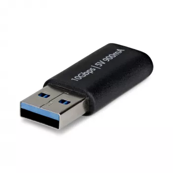 StarTech.com Προσαρμογέας USB-A σε USB-C, βύσμα USB-A αρσενικό σε υποδοχή USB-C θηλυκή, USB 10Gbps, 5V 900mA, προσαρμογέας USB σε USB-C για φορτιστές/hubs USB-A