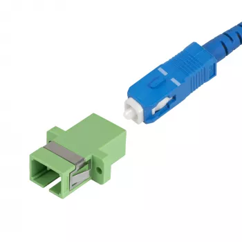 StarTech.com Σύνδεσμος SC σε SC συσκευασία 10 τεμ., OS2 Singlemode σύνδεσμος οπτικής ίνας SC με φλάντζα, προσαρμογέας SC/APC Simplex