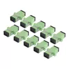 StarTech.com Σύνδεσμος SC σε SC συσκευασία 10 τεμ., OS2 Singlemode σύνδεσμος οπτικής ίνας SC με φλάντζα, προσαρμογέας SC/APC Simplex