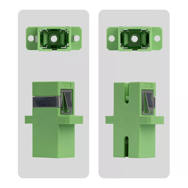 StarTech.com Σύνδεσμος SC σε SC συσκευασία 10 τεμ., OS2 Singlemode σύνδεσμος οπτικής ίνας SC με φλάντζα, προσαρμογέας SC/APC Simplex