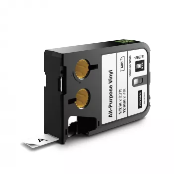 DYMO XTL Ετικέτες βινυλίου γενικής χρήσης | 12 mm x 7 m | Μαύρο σε λευκό