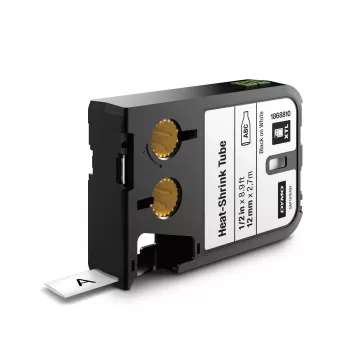 DYMO XTL Ετικέτες θερμοσυρρίκνωσης | 12 mm x 2,7 m | Μαύρο σε λευκό