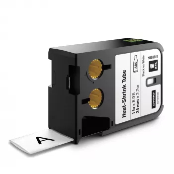 DYMO XTL Ετικέτες θερμοσυρρίκνωσης | 24 mm x 2,7 m | Μαύρο σε λευκό