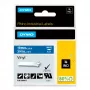 DYMO Rhino Βιομηχανικές ετικέτες βινυλίου | 19 mm x 5,5 m | Λευκή εκτύπωση σε μπλε | Αυτοκόλλητες | για εκτυπωτές ετικετών LabelManager & Rhino