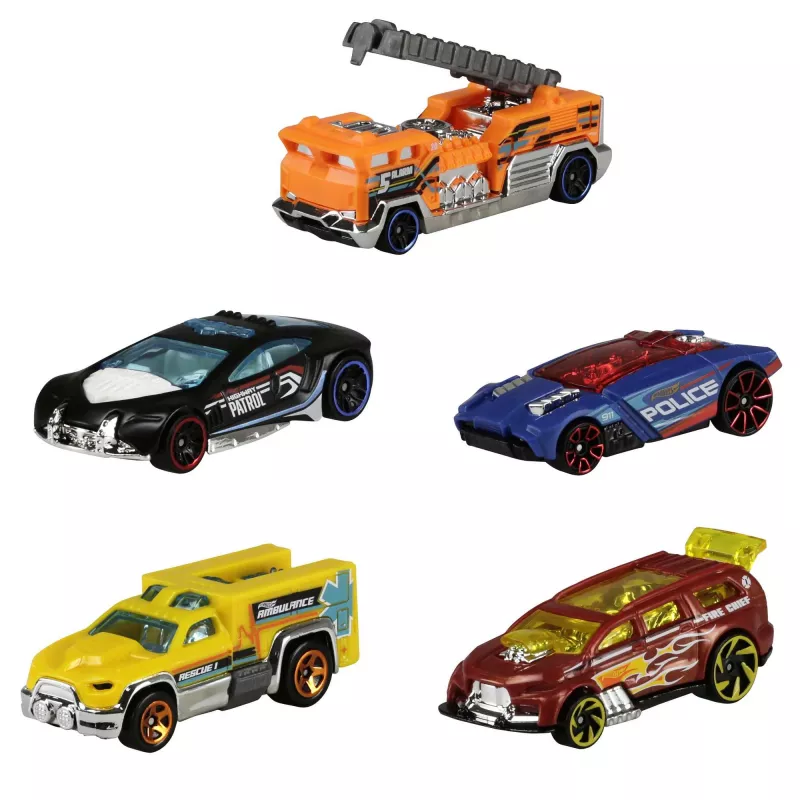 Hot Wheels Σετ 5 τεμ. Ασσόρτι, Σετ Οχημάτων, 3 έτη, Διάφορα Χρώματα