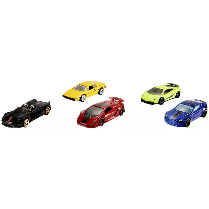 Hot Wheels Σετ 5 τεμ. Ασσόρτι, Σετ Οχημάτων, 3 έτη, Διάφορα Χρώματα