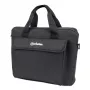 Manhattan London Τσάντα Laptop 12,5 ίντσες, Toploader, Μαύρη, ΟΙΚΟΝΟΜΙΚΗ, Θήκη Αξεσουάρ, Ιμάντας Ώμου (αφαιρούμενος), Θήκη Notebook, Τρία Χρόνια Εγγύηση