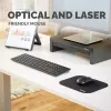 Fellowes Premium mouse pad - μαύρο, μαύρο, μονόχρωμο, πολυεστέρας, καουτσούκ
