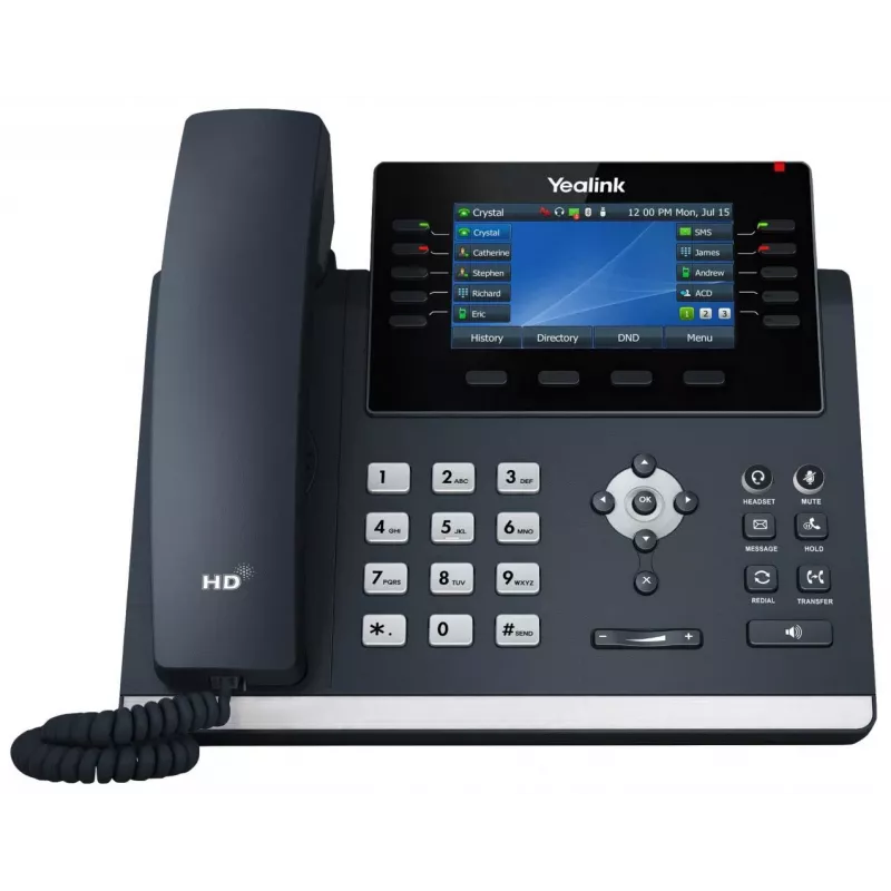 Yealink SIP-T46U Τηλέφωνο IP γκρι LCD Wi-Fi
