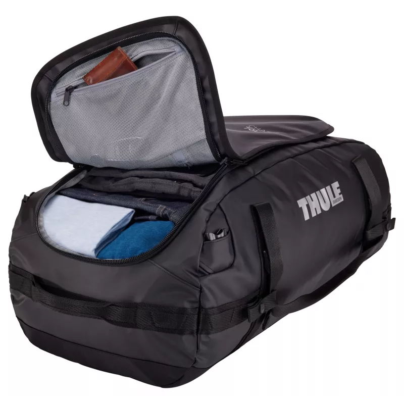 Thule Chasm TDSD303 μαύρη ταξιδιωτική τσάντα 70 L πολυεστέρας