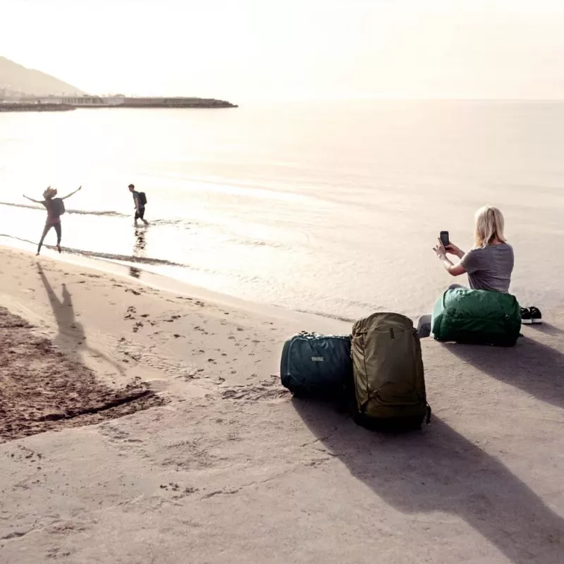 Thule TLPM260 Deep Khaki Σακίδιο Σακίδιο ταξιδιού Πολυεστέρας