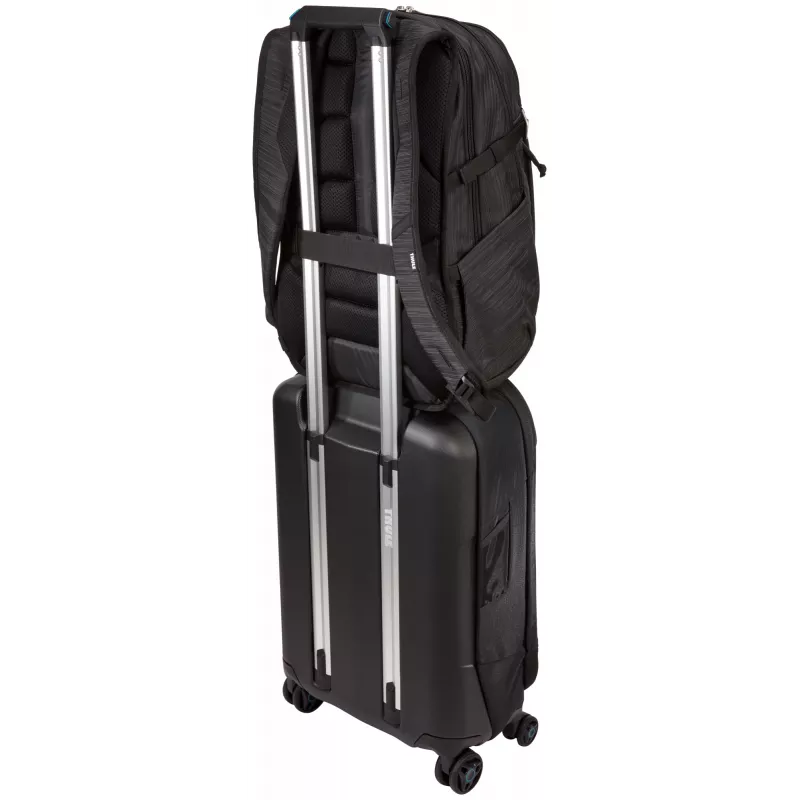 Σακίδιο notebook Thule Construct 28L — μαύρο, χωρητικότητα 28 L, επενδεδυμένη θήκη laptop