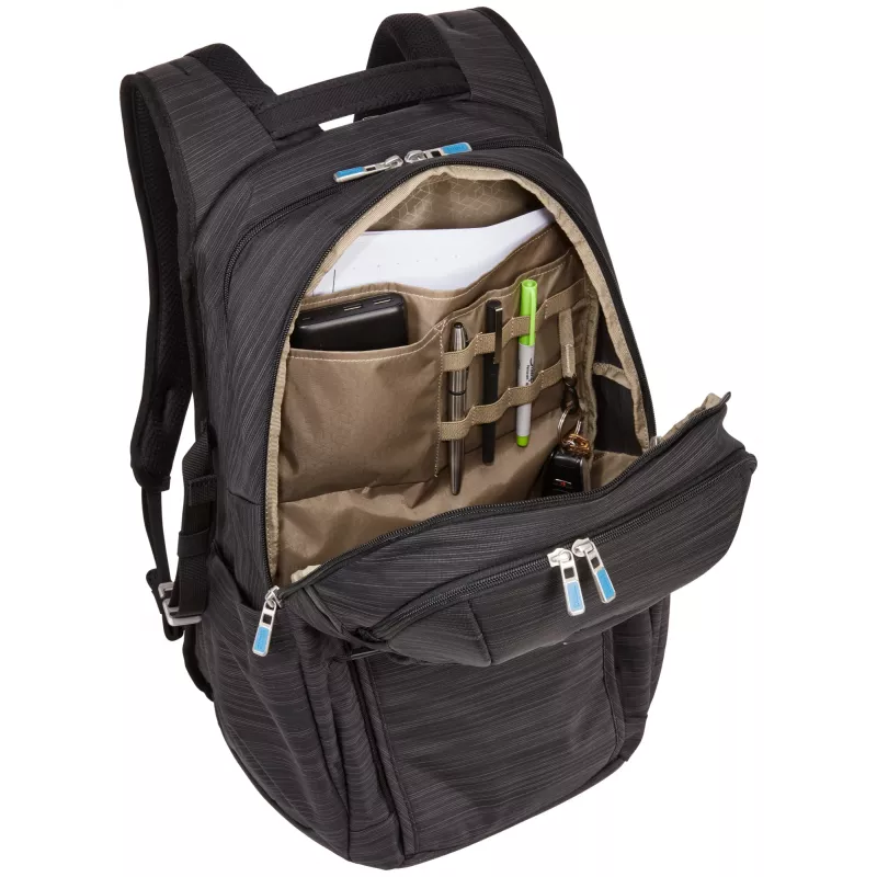 Σακίδιο notebook Thule Construct 28L — μαύρο, χωρητικότητα 28 L, επενδεδυμένη θήκη laptop