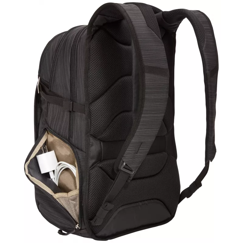 Σακίδιο notebook Thule Construct 28L — μαύρο, χωρητικότητα 28 L, επενδεδυμένη θήκη laptop