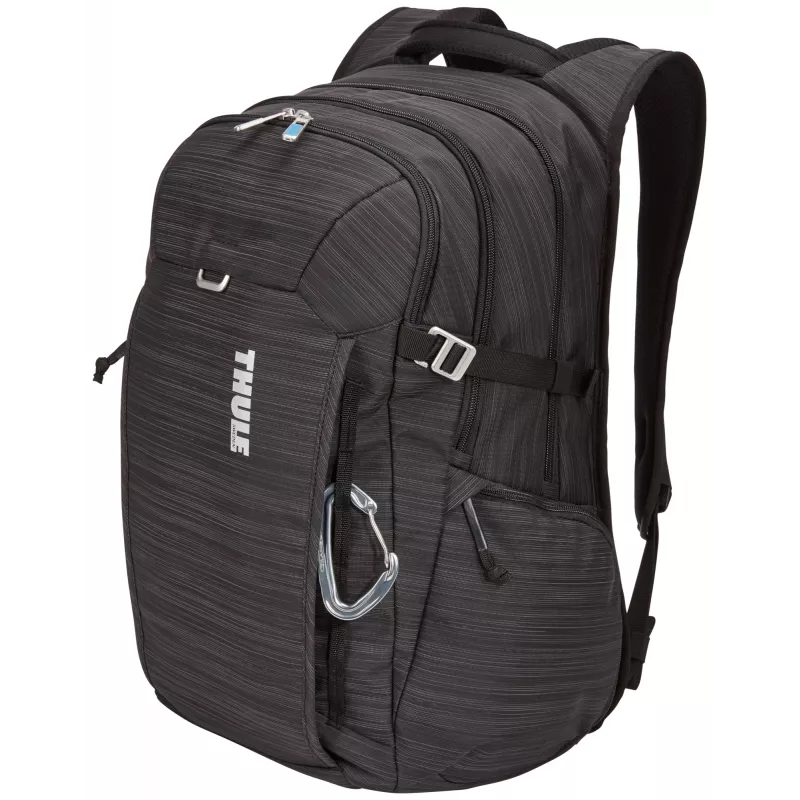 Σακίδιο notebook Thule Construct 28L — μαύρο, χωρητικότητα 28 L, επενδεδυμένη θήκη laptop