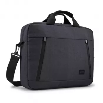 Case Logic Huxton HUXA214 Μαύρη 35,6 cm (14 ίντσες) Χαρτοφύλακας Μαύρο, Γκρι