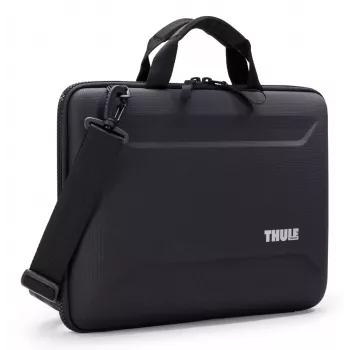 Θήκη laptop Thule Gauntlet 16 για MacBook 16 ιντσών, μαύρη, ενισχυμένη θήκη και προστατευτικό φερμουάρ