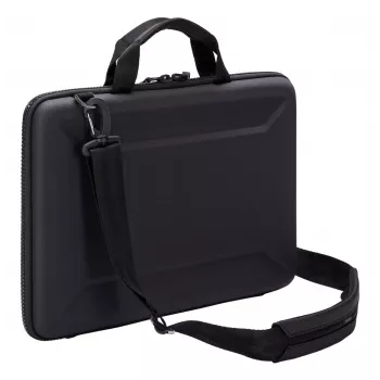 Θήκη laptop Thule Gauntlet 16 για MacBook 16 ιντσών, μαύρη, ενισχυμένη θήκη και προστατευτικό φερμουάρ