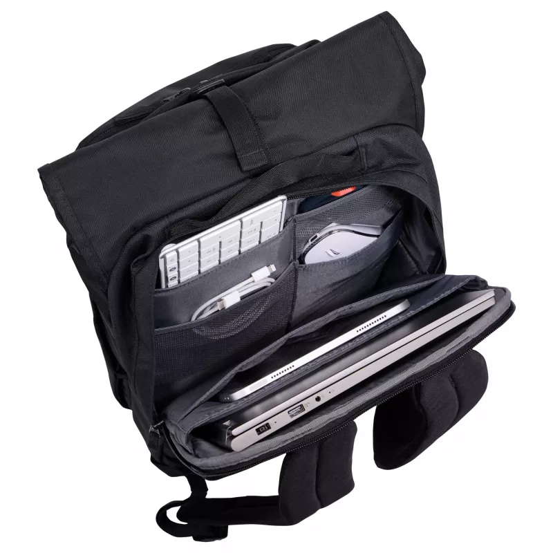 Case Logic VARIBP117 μαύρο Σακίδιο πλάτης casual Σακίδιο από ανακυκλωμένο πολυεστέρα