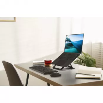Kensington EQ ρυθμιζόμενη βάση laptop αλουμινίου, Βάση laptop, Μαύρο, Αλουμίνιο, 25,4 cm (10 ίντσες), 43,2 cm (17 ίντσες), 3 kg