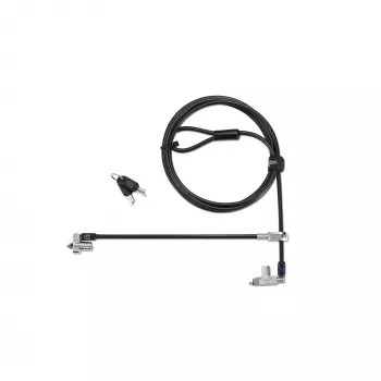 Kensington Λεπτή Κλειδαριά Laptop N17 2.0 Keyed Dual Head για Σχισμές Σφήνας