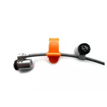Kensington MicroSaver® Keyed Twin Κλειδαριά Laptop, 2,2 m, Στρογγυλό Κλειδί, Ατσάλι