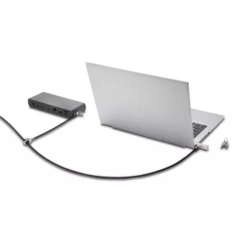 Kensington Λεπτή NanoSaver 2.0 Dual Headed Lock, Kensington, Key, Ανθρακούχο Ατσάλι, Ασημί, Μαύρο