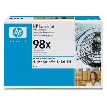 HP 98X Μελανοδοχείο 1 τεμ. Γνήσιο Μαύρο