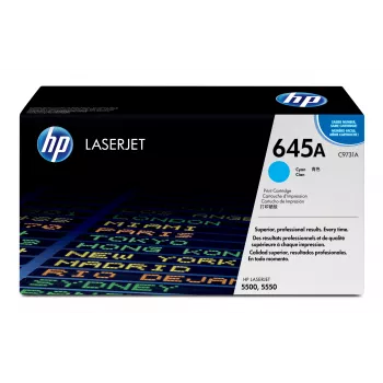 HP 645A κυανό γνήσιο τόνερ LaserJet, 12000 σελίδες, κυανό, 1 τεμ.