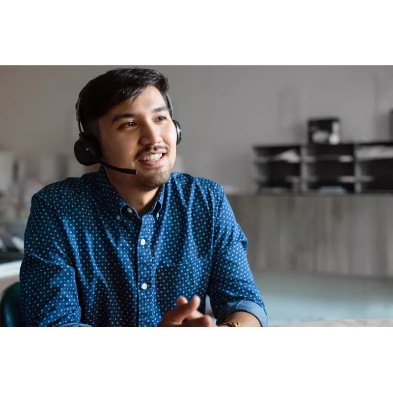 HP UC Wireless Duo ακουστικά, ασύρματα, γραφείο/callcenter, 310 g, ακουστικά, μαύρο