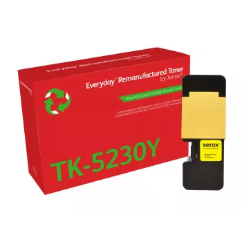 Everyday™ Κίτρινο αναγομωμένο τόνερ Xerox συμβατό με Kyocera TK-5230Y, τυπική χωρητικότητα