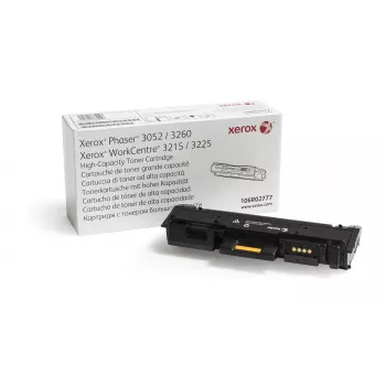 Xerox Genuine Phaser® 3052/3260, WorkCentre® 3215/3225 μαύρο τόνερ υψηλής χωρητικότητας (3000 σελίδες) - 106R02777
