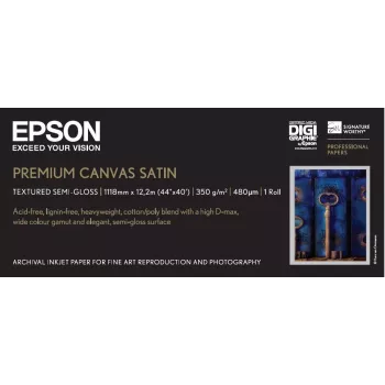 Canvas Roll Epson Premium Satin 44 ίντσες x 12,2 m 350 g/m²