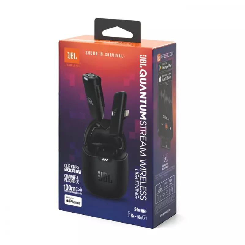 JBL JBLSTRMWLLGHTBLK μικρόφωνο μαύρο