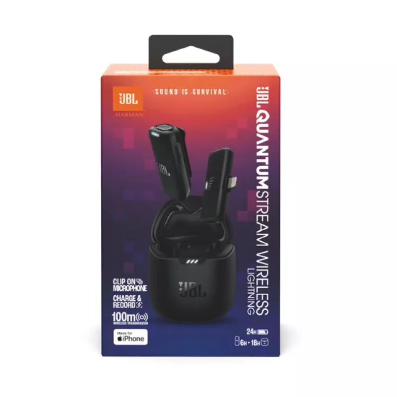 JBL JBLSTRMWLLGHTBLK μικρόφωνο μαύρο