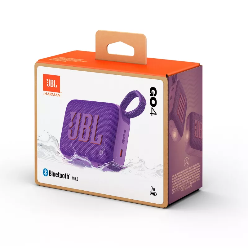 JBL Go 4 Mono φορητό ηχείο μωβ 4,2 W