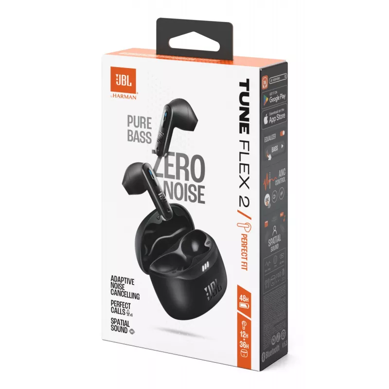 JBL Tune Flex 2 ακουστικά True Wireless Stereo (TWS) in-ear κλήσεις/μουσική Bluetooth μαύρο