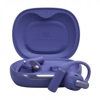 JBL Sense Pro ακουστικά TWS με άγκιστρο αυτιού, Bluetooth, βάση φόρτισης USB-C, 20–40000 Hz, μπλε, 95,2 g