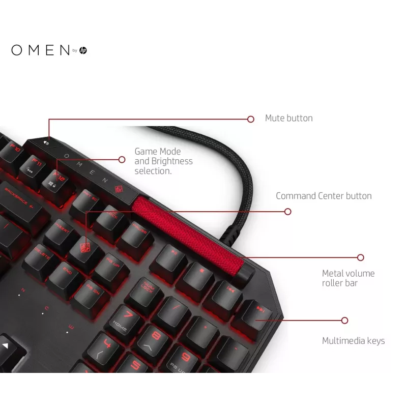 Πληκτρολόγιο HP OMEN by Sequencer